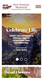 Mobile Screenshot of newhorizonmemorial.com